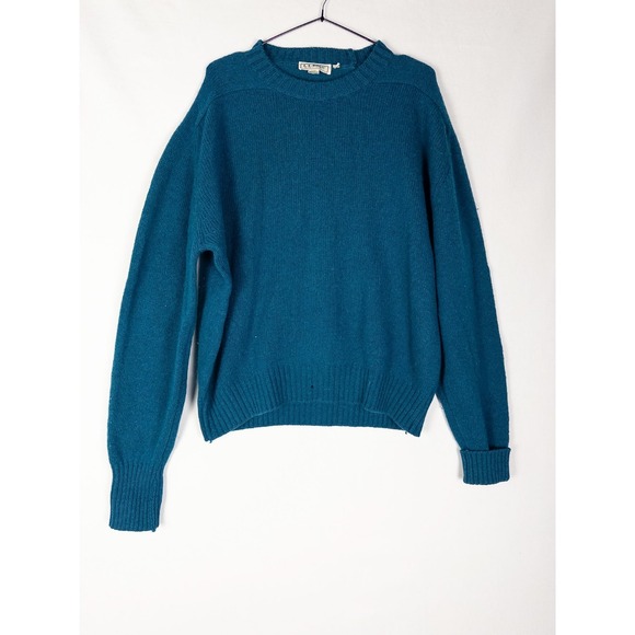 L.L. Bean Other - VTG LL Bean Sweater Mens XL Blue Knit Wool Ireland Pullover Fisherman Granpa